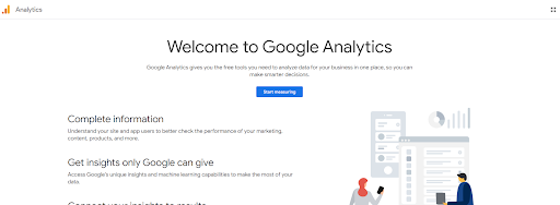 Google analytics setup